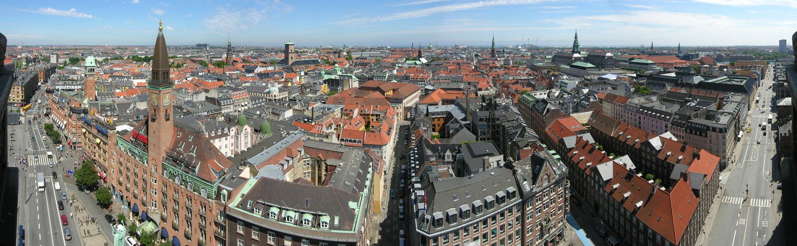 Udsigt over Københavns tage og tårne