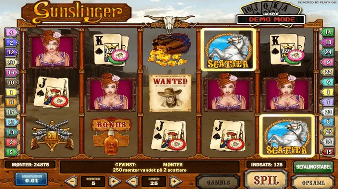 Gunslinger Danske Casinoer