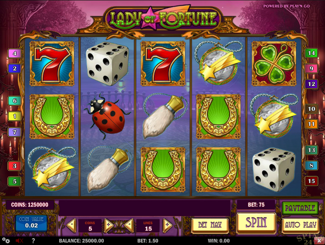 lady of fortune Danske Casinoer