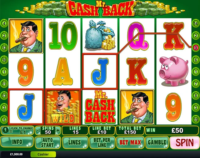 mr cash back Danske Casinoer