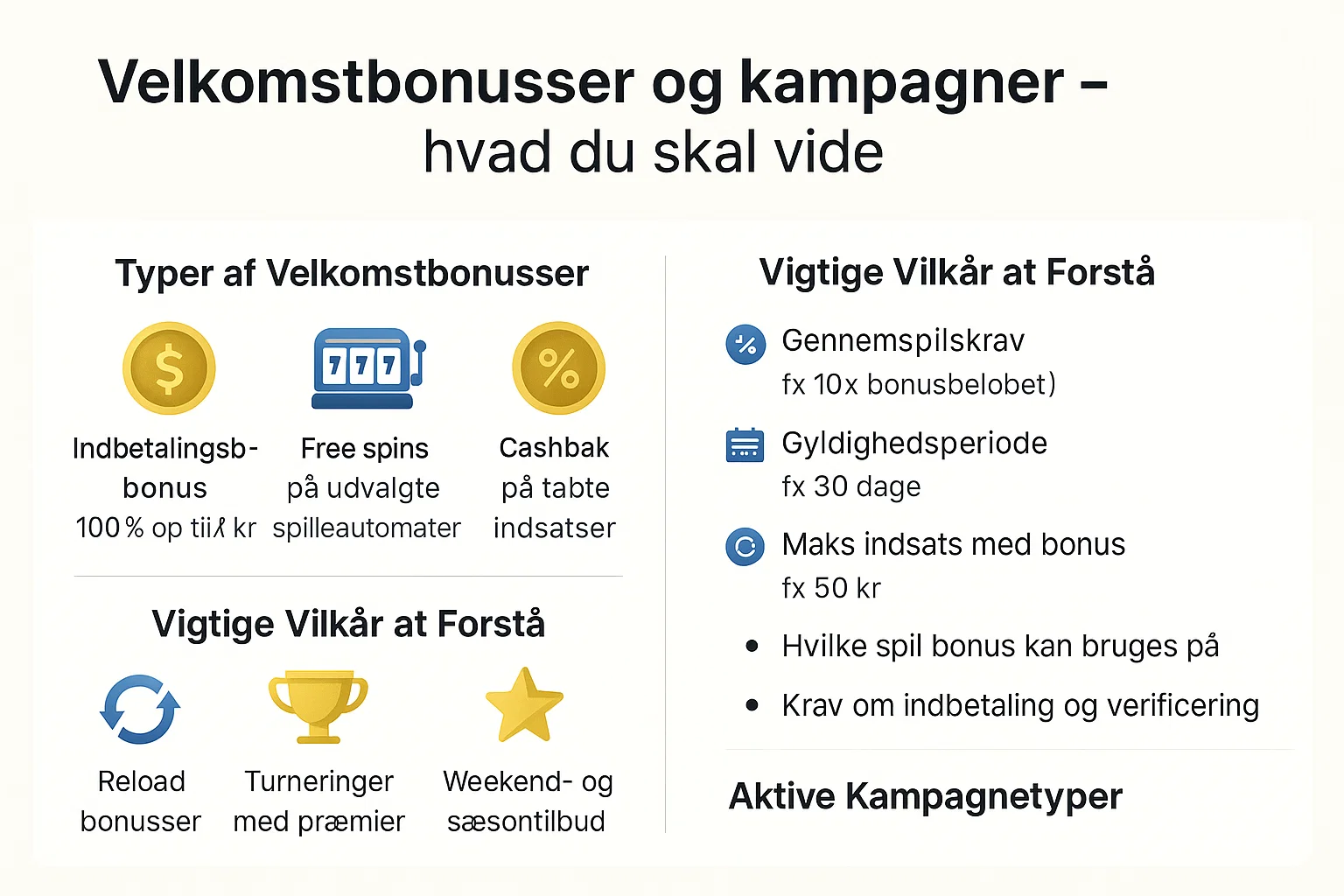 Velkomstbonusser infographic
